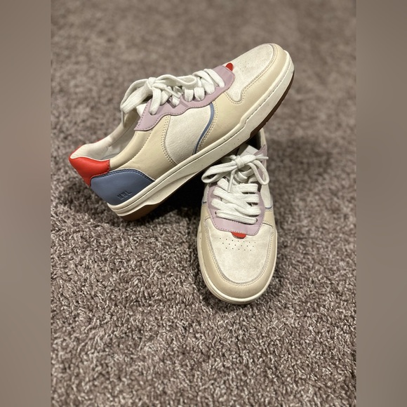 Madewell Court Sneakers in Colorblock Leather and Nubuck ,size 8.5 - Picture 5 of 11